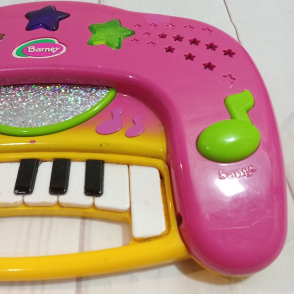 1999 Barney the Dinosaur Playskool Song Magic CD Spin Keyboard RARE - Picture 10 of 13